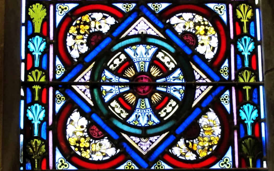 Stained glass at St Luke's Church, Remuera, Auckland.