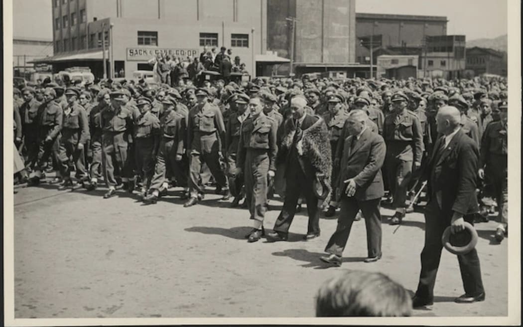 Return of 28 (Māori) Battalion in 1946 after World War 2.