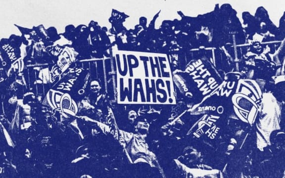 NZ Warriors image promoting last weekend's farewell NRL match at 'Shaun Johnson Stadium.'