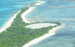 Runit Dome, built by the US on Enewetak Atoll to hold radioactive waste from nuclear tests.