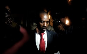 The Zimbabwean opposition party Movement for Democratic Change Alliance president, Nelson Chamisa.