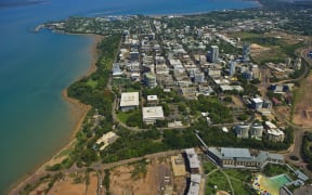 Australia, Northern Territory, Darwin, town center (aerial view) (Photo by DOZIER Marc / hemis.fr / Hemis via AFP)
