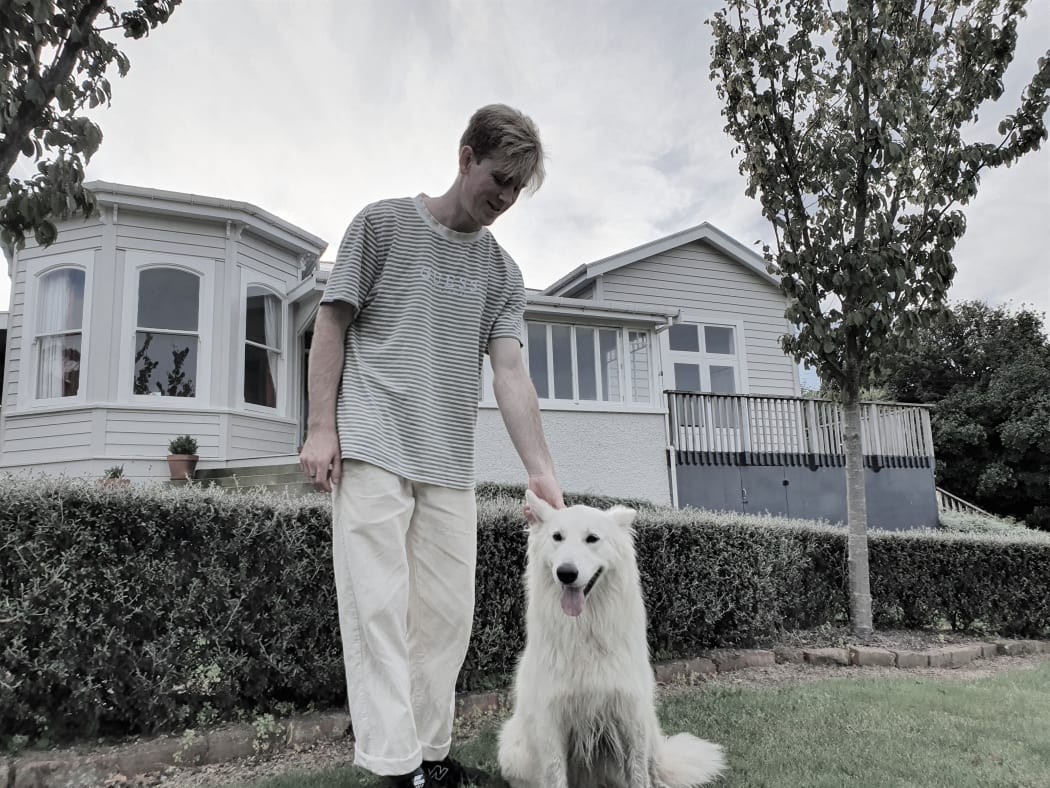 Johnty and his dog Ghost