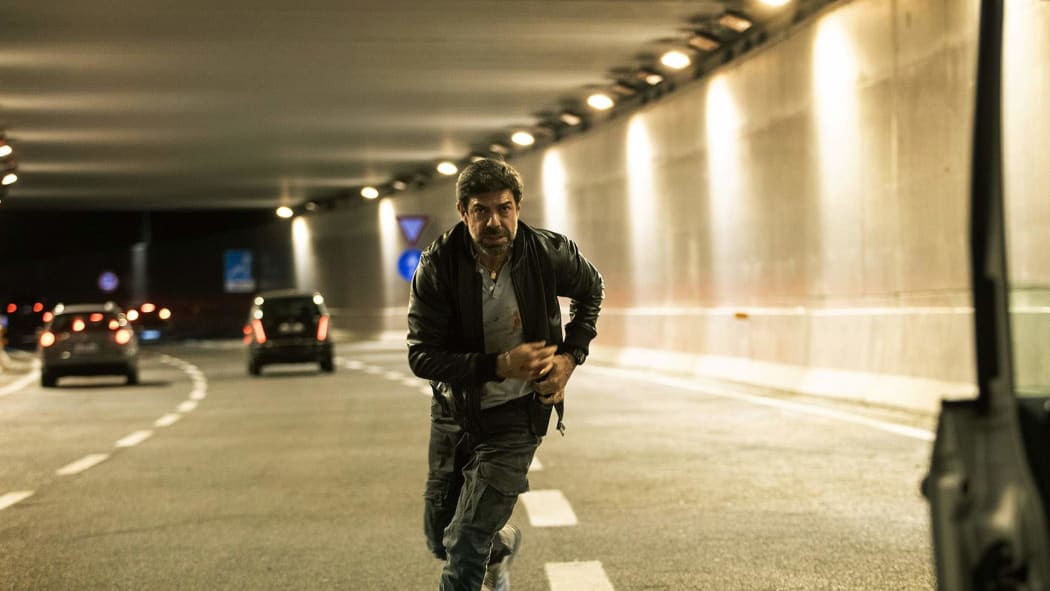 Still from the 2023 Italian thriller film Last Night of Amore