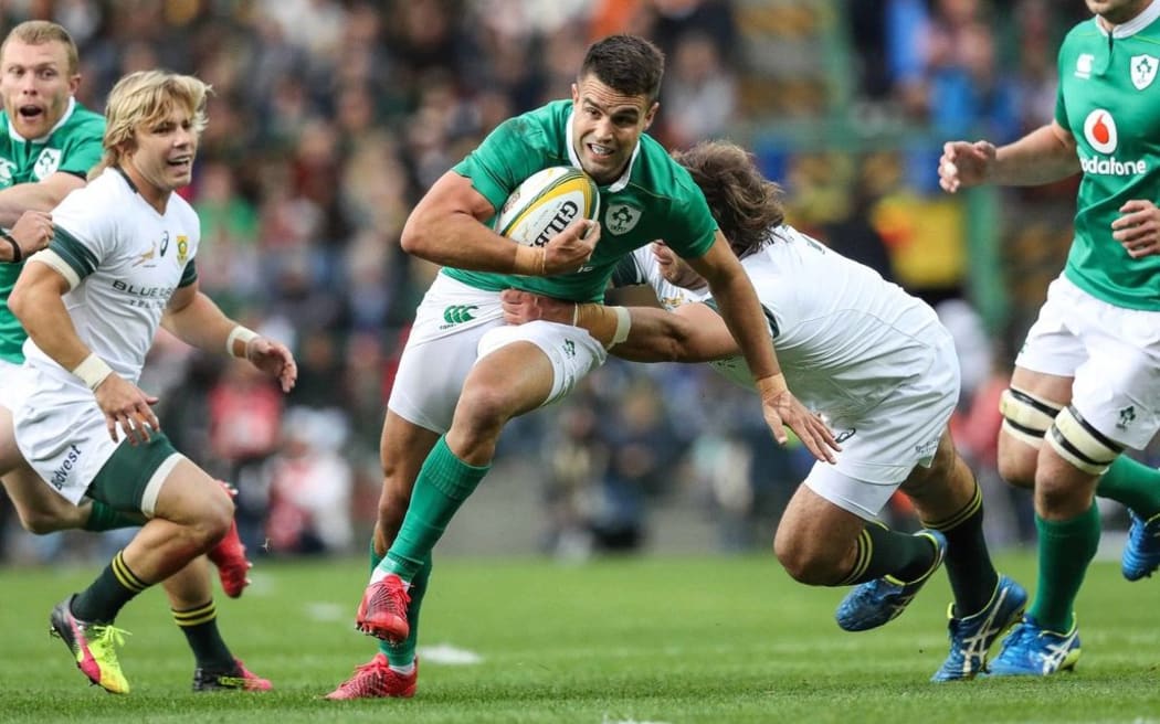Conor Murray making a break for Ireland against South Africa.