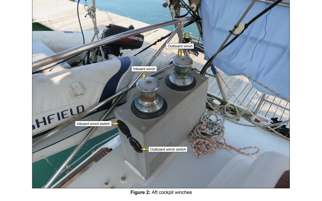 The cockpit winches.