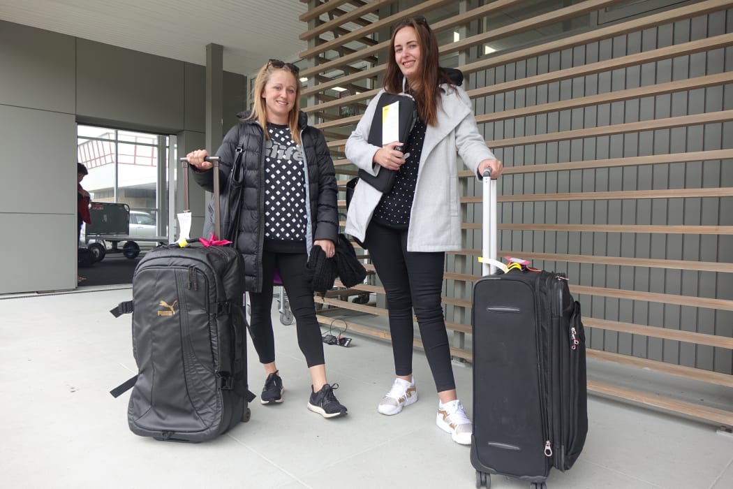 Grace Carmichael, right, and her colleague, Petra, from Sterling Sports.