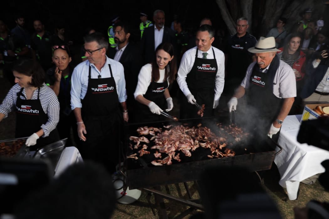 It was a busy morning for the PM and ministers.