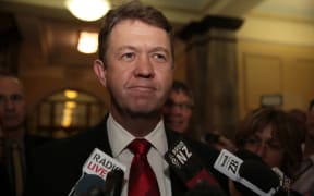 Labour Leader David Cunliffe talks to media after the Budget.