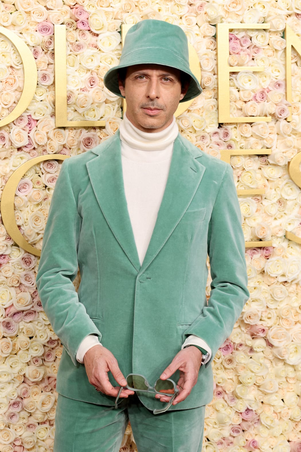 Jeremy Strong attends the 82nd Annual Golden Globe Awards at The Beverly Hilton on January 05, 2025 in Beverly Hills, California.