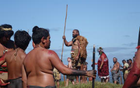 Maori re-enact the Battle of Ruapekapeka