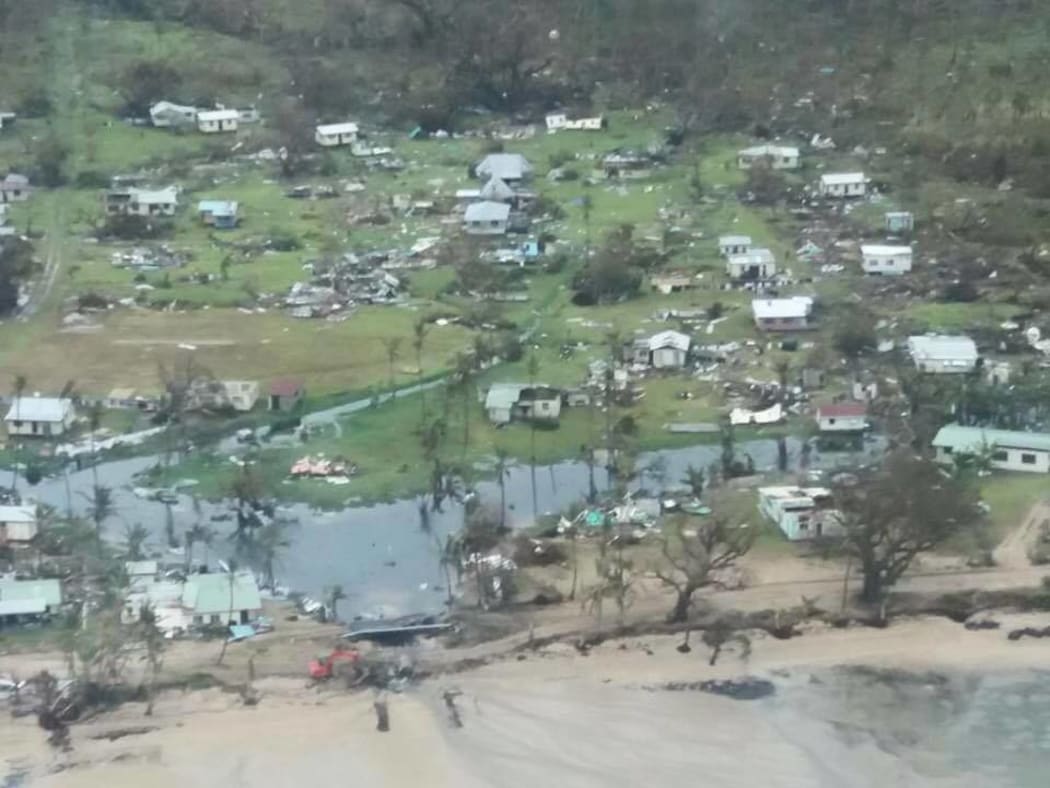 The village of Lomaloma in Vanuabalavu.