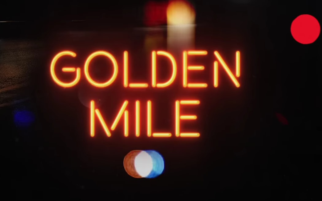 Title screen for The Golden Mile investigation on TVNZ's Sunday