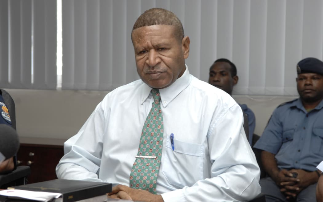 Papua New Guinea Police Commissioner Geoffrey Vaki