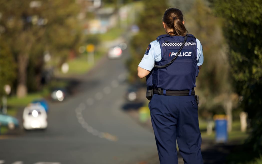 Police at shooting at the top of Reynella Drive in Massey, west Auckland