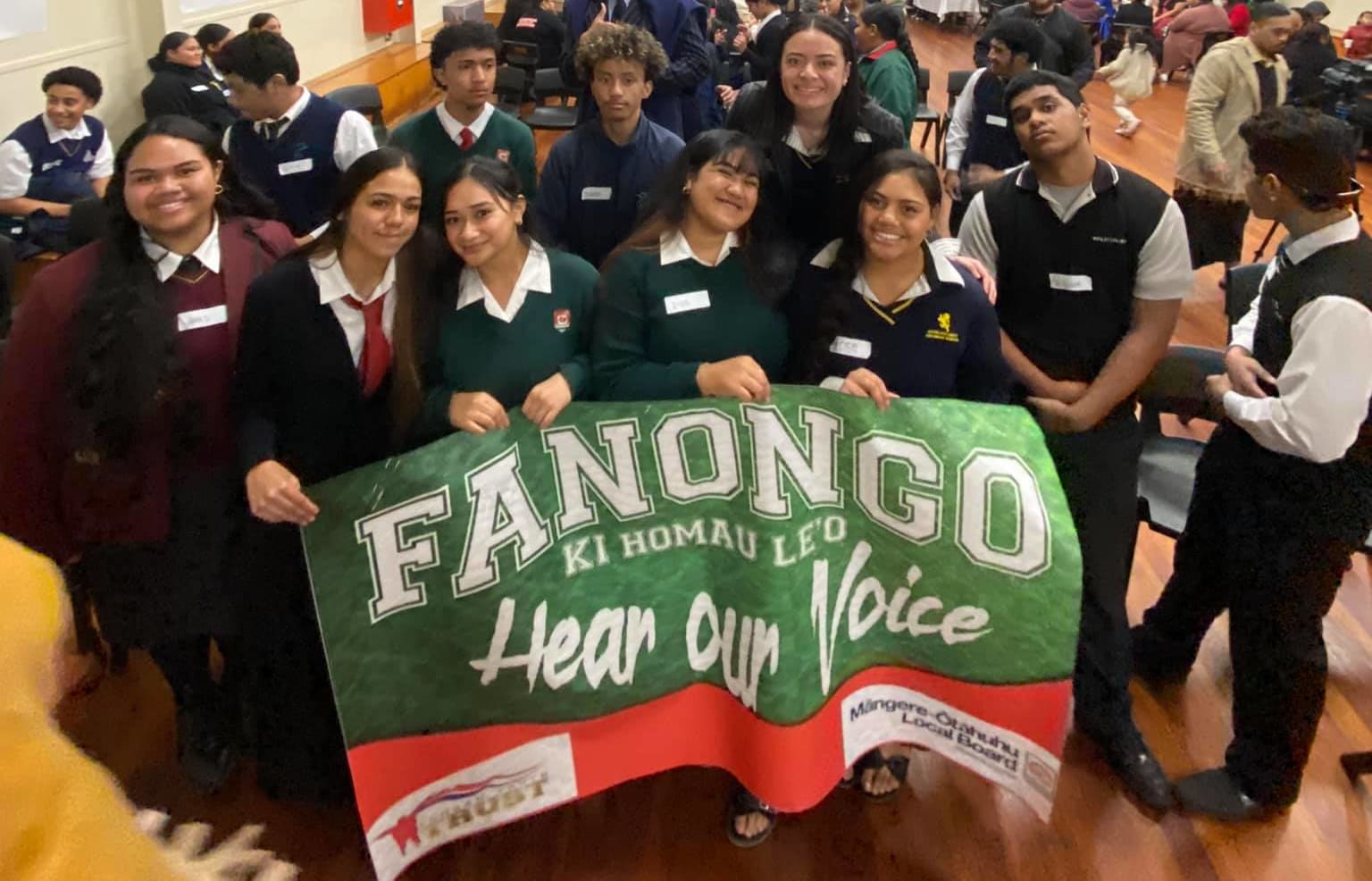 Young Tongan leaders rally together against crime in their neighbourhood.