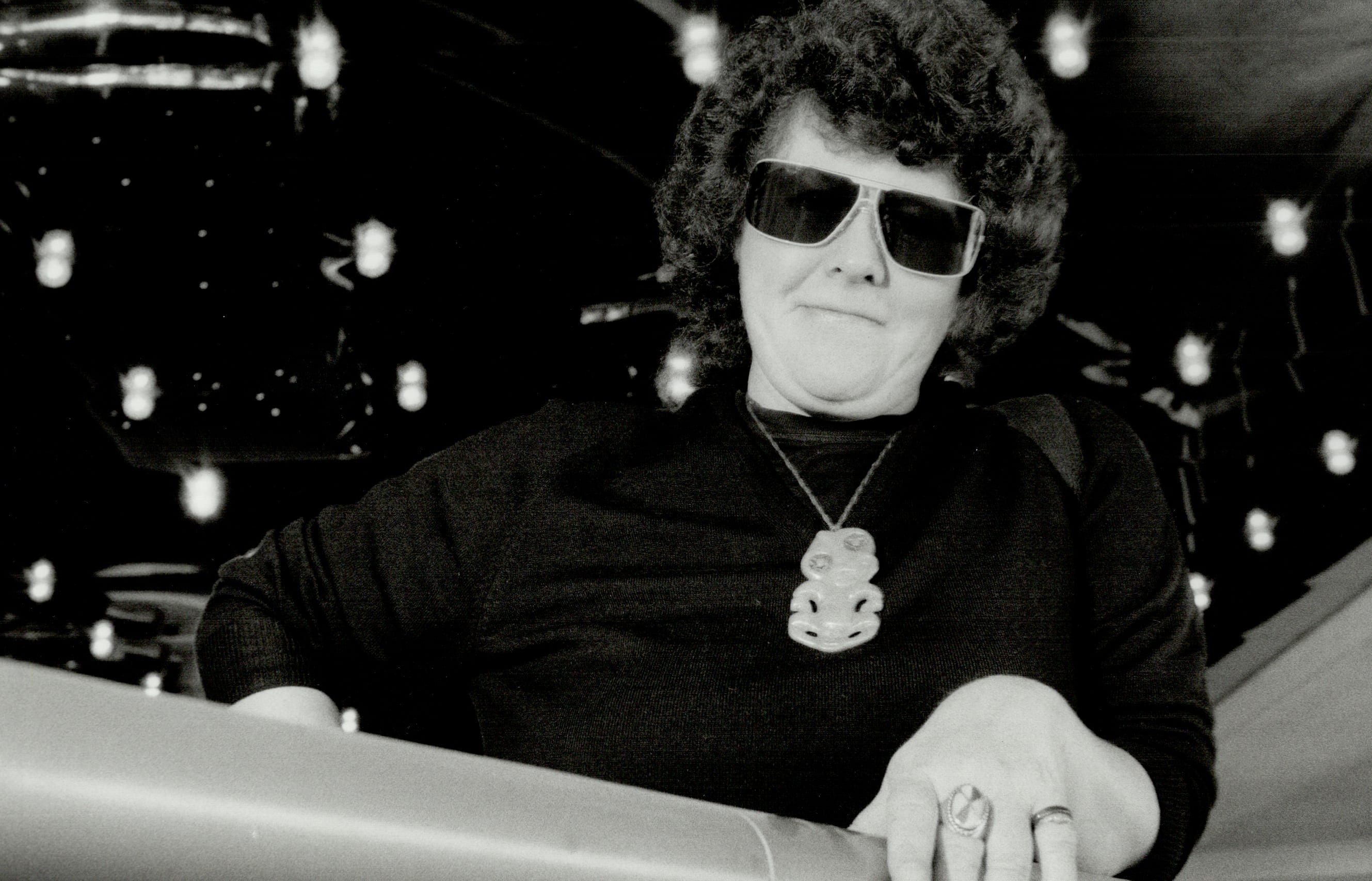 New Zealand writer Keri Hulme pictured in 1987.