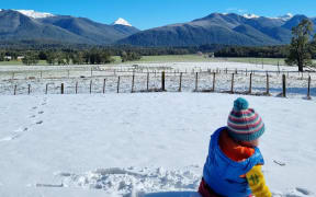 Snow at Lewis Pass Monday 9 August 2021