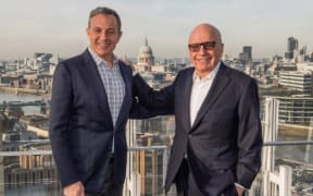Disney chief executive Bob Iger and Rupert Murdoch.