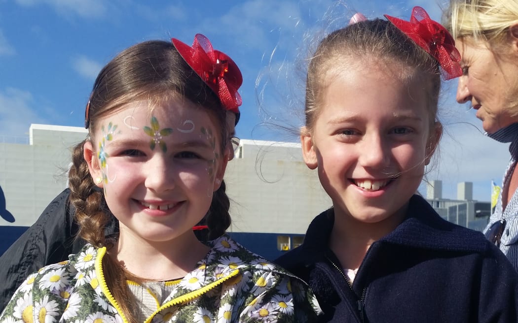 Prince Harry's biggest fans: Caroline (left) and Kate said they "love Harry's ginger hair".