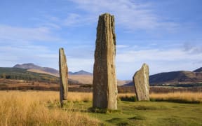 Machrie Moor stone circles, Isle of Arran, North Ayrshire, Scotland.