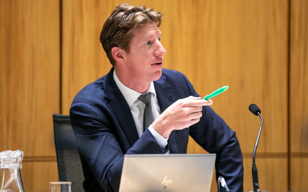 Sam Uffindell chairing the health committee