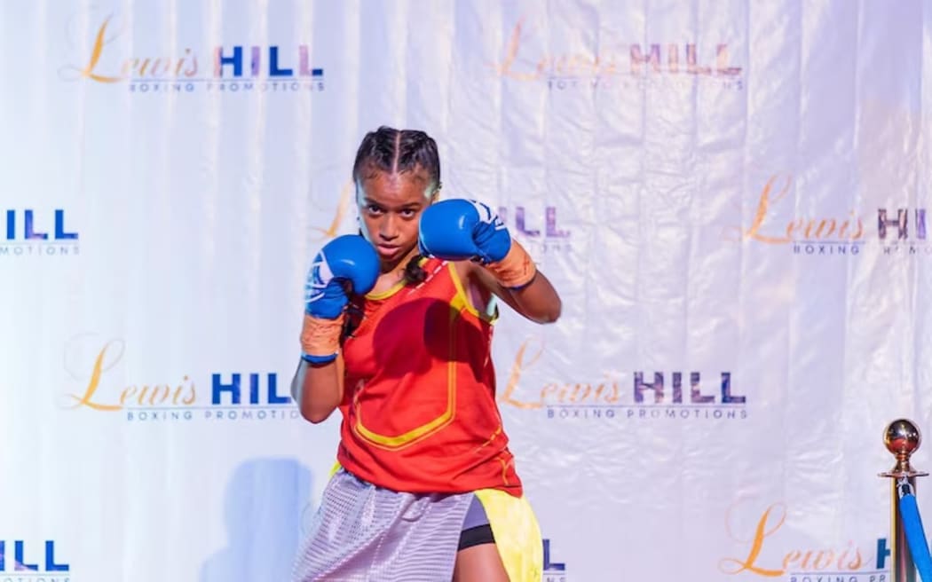 Amateur boxer Jasmine Daunakamakama was ruled ineligible to compete at the World Boxing Championships in Liverpool last month.(Lewis - Hill Boxing promotions)