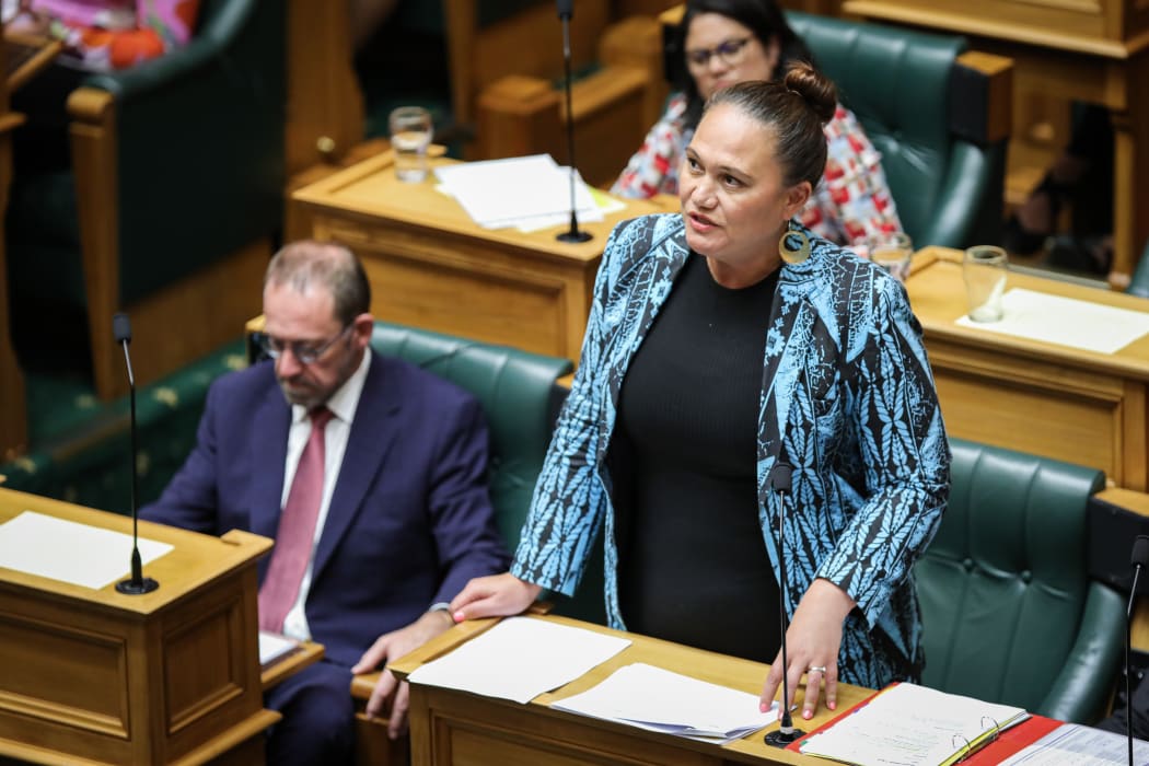 Labour MP Carmel Sepuloni answers a question in the House