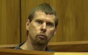 Stephen King, pictured here at trial, has spent the past 13 years in prison after the murder of a Christchurch woman.