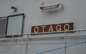 The Royal New Zealand Navy vessel, the Otago.