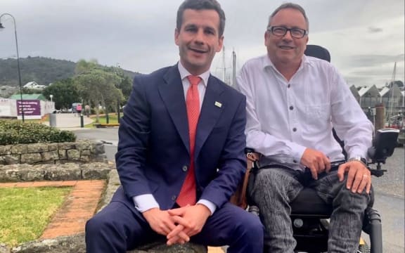 ACT Party leader David Seymour and ACT Party Whangarei candidate David Seymour.