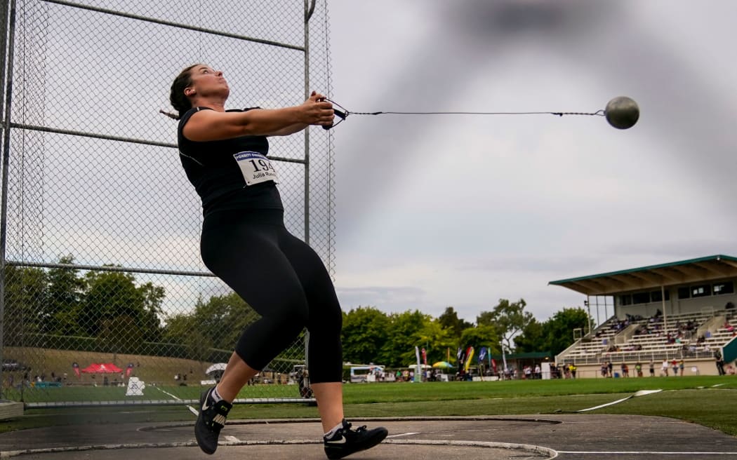 Julia Ratcliffe. New Zealand hammer thrower.