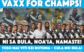 Fijians in Tāmaki Makaurau Auckland are taking inspiration from their rugby sevens heroes to spread their message of vaccination against Covid-19 in Aotearoa New Zealand.