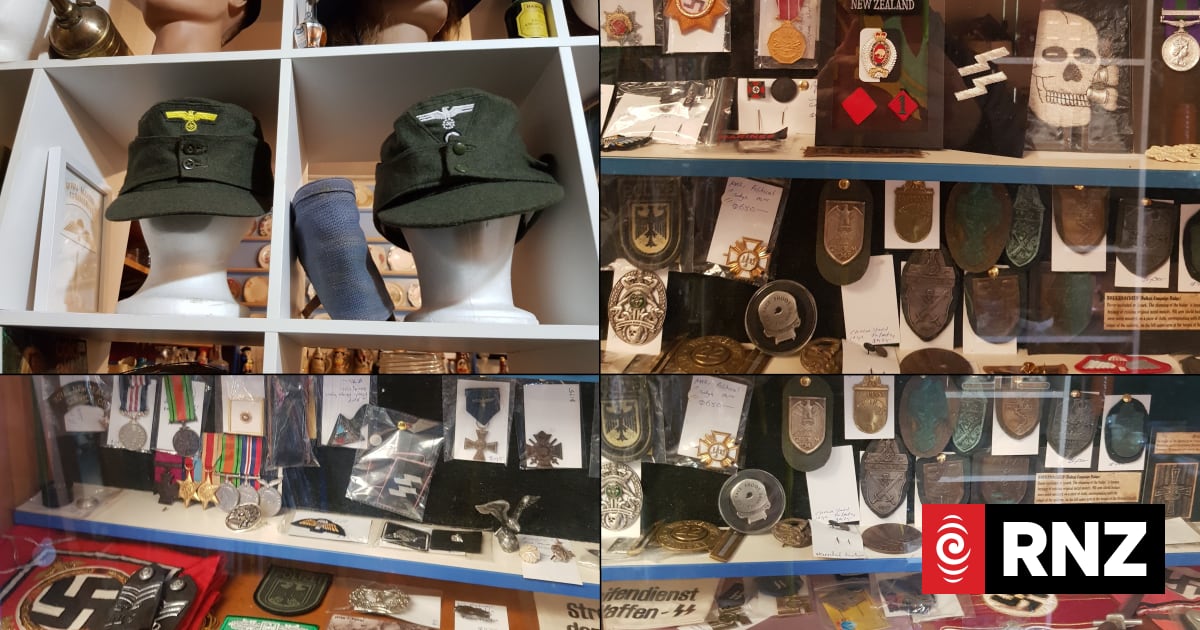 Shop owner defends sale of 'disturbing' Nazi memorabilia | RNZ