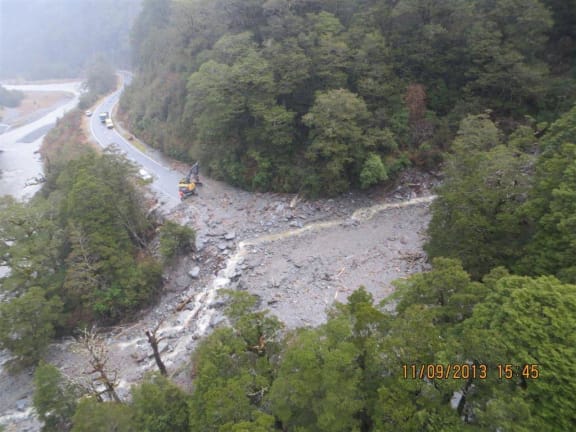 The Haast slip.