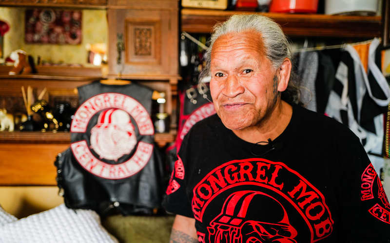 Ngavii Pekepo who founded the CHB Mongrel Mob chapter.