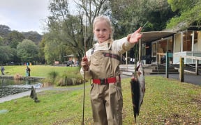 Isla Petersen, aged 9