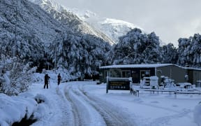 Snow at Arthur's Pass on August 19th