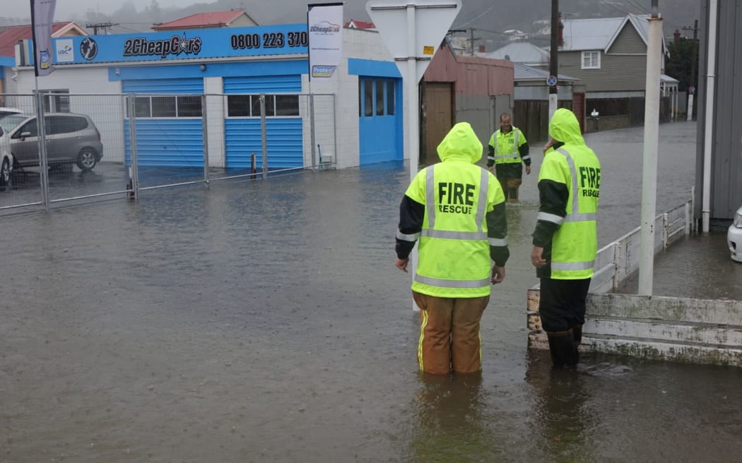 Flooding in south Dunedin on Wednesday 3 June.