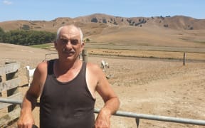 Roger Lumsden on his farm.