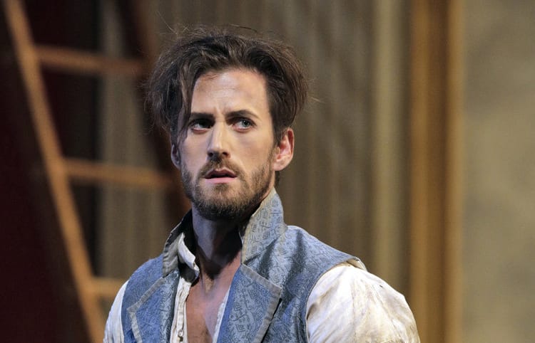 Kiwi baritone Hadleigh Adams in San Francisco Opera's Tosca