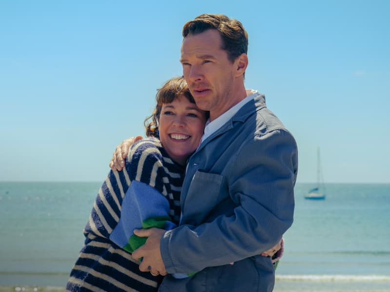 Olivia Colman and Benedict Cumberbatch in The Roses.