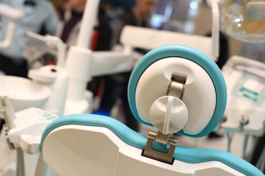 A file photo of a chair in a dentist's surgery