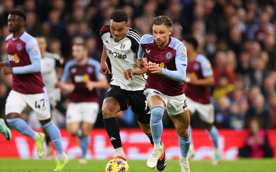 Matty Cash in action for Aston Villa.