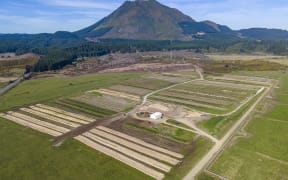 The Ecocast Vermicast Waste Solutions plant on the outskirts of Kawerau turns biosolids from council wastewater plants throughout the Bay of Plenty into high grade fertiliser that is safe to handle. Photo Troy Baker