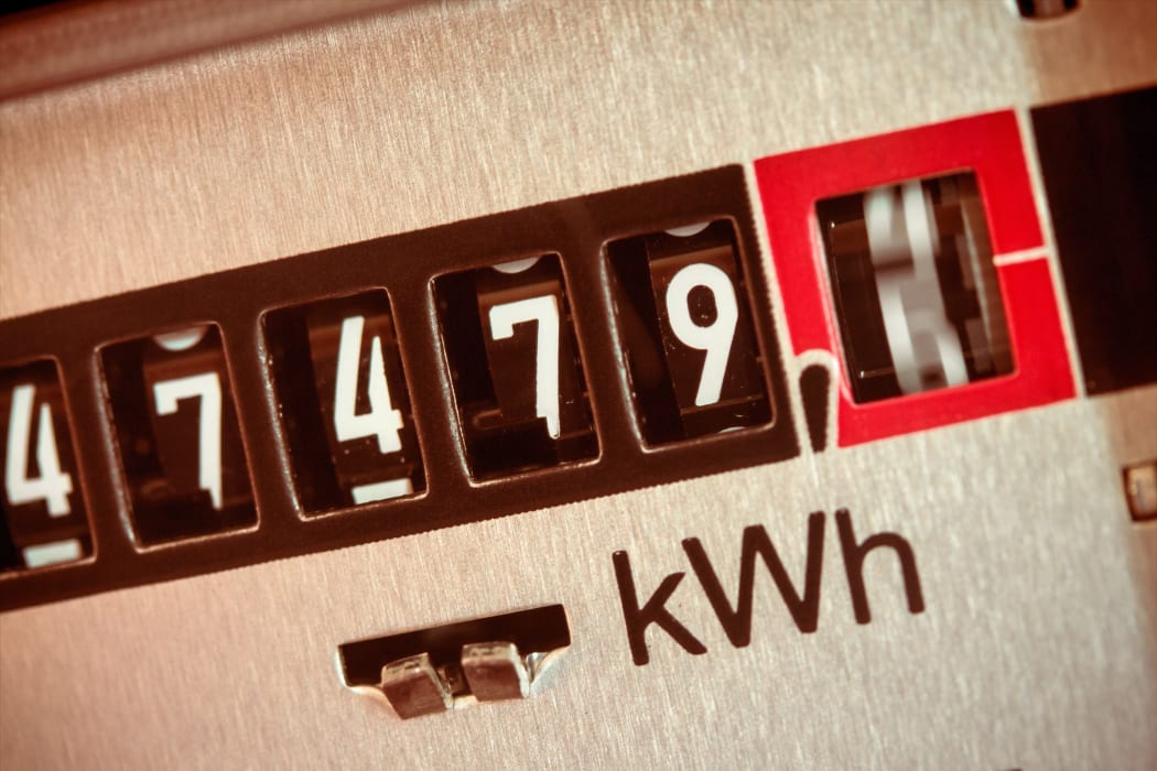 An electricity meter.