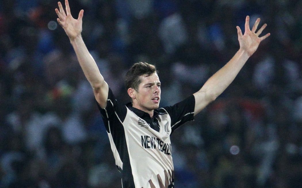 Black Caps left-arm spinner Michell Santner.