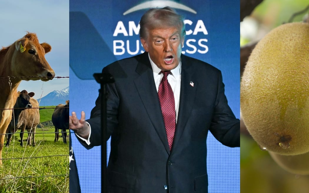 Trump has cancelled tariffs on several US food imports including beef and kiwifruit.