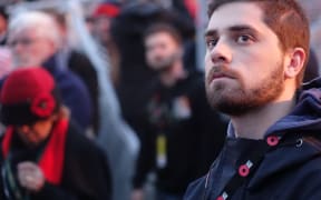Eyes held high as the dawn service on Turkey's Gallipoli Peninsula takes place.