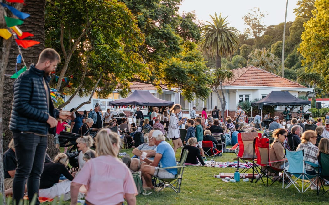 Napier City Council is holding its first post-cyclone event with the Friday Fiesta which sees food trucks and bands in Memorial Square.